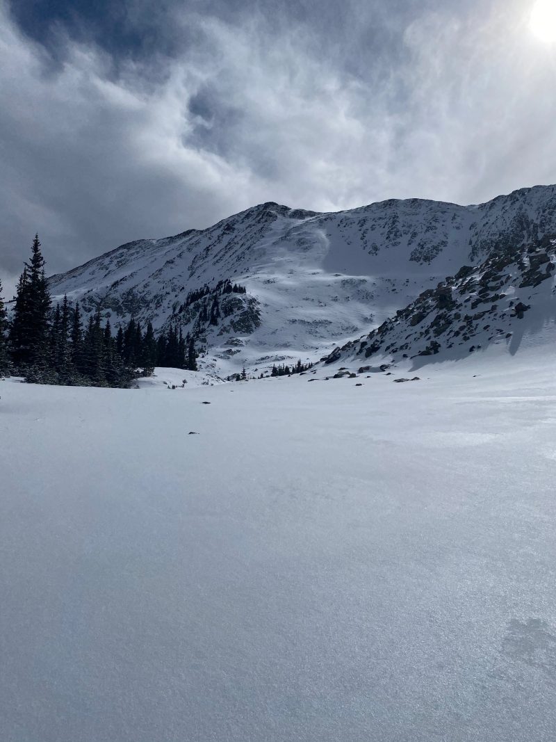 Sastrugi from recent high winds.