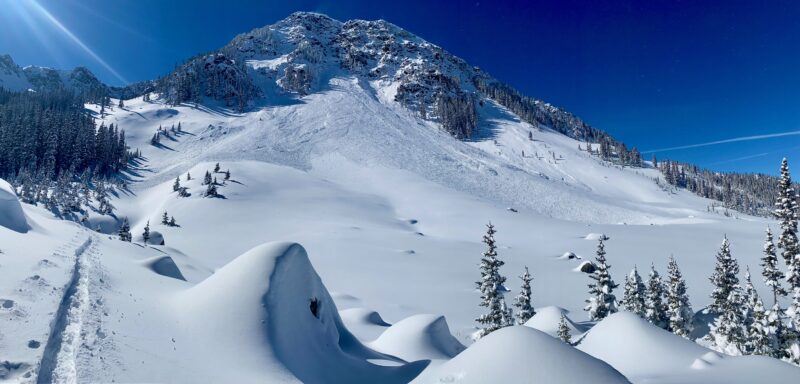 Backside of Kachina Peak