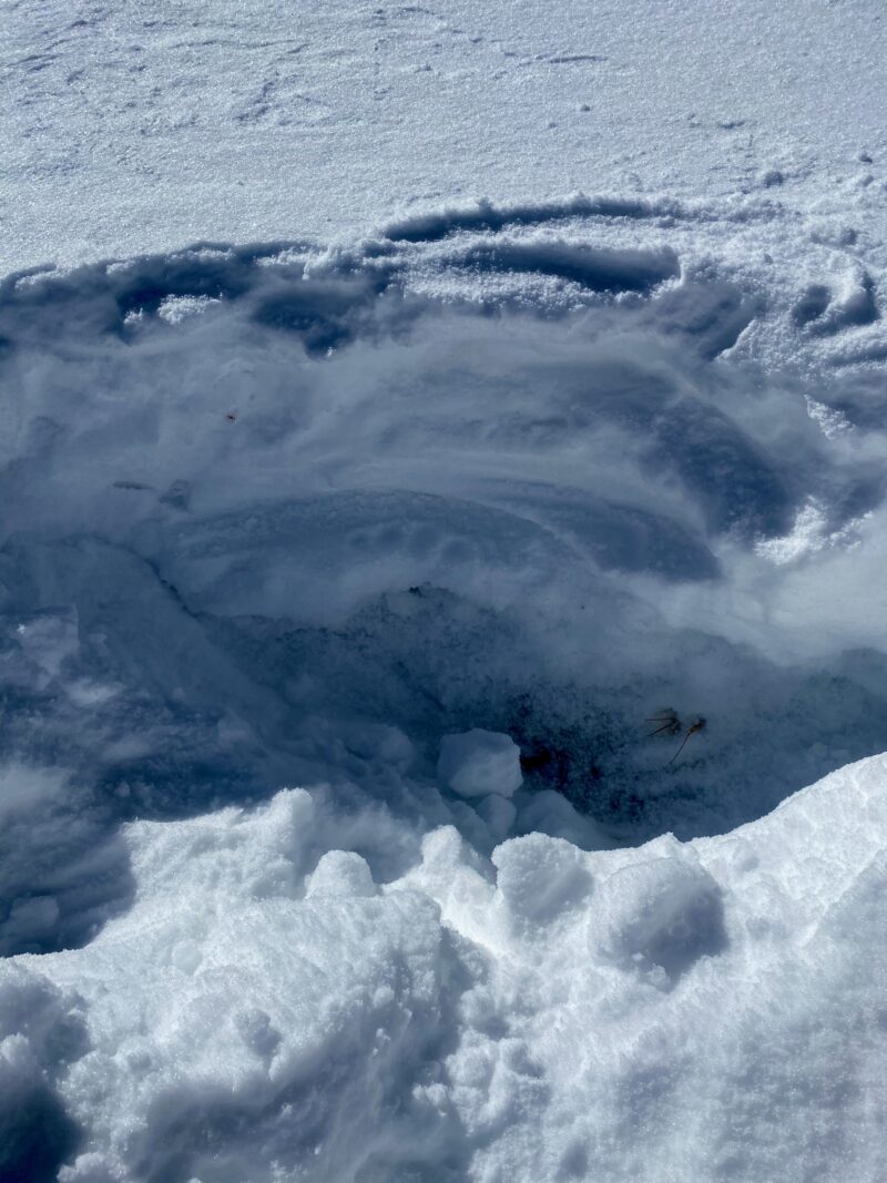 The shallow snowpack that exists on many of the slopes that avalanched during the cycle last week.  Weak depth hoar continues to plague these slopes