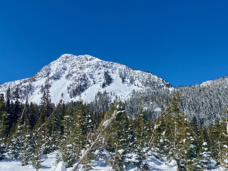 Very Large natural persistent slab avalanche on a NE aspect that happened last night or early this morning.  This slope was being loaded over the last 24 hours by moderate to strong winds.  