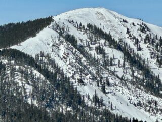 Jan 19, 2024: Recent large natural avalanches in the in the last couple of days near treeline on East aspects in Long Canyon.  This terrain seems like the sweet spot with recent loading from strong winds over the last couple of days and still a shallow enough snowpack to impact weak layers deeper.  